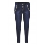 Cream Holly Jeans Baiily  Fit 7/8 Dark Blue denim